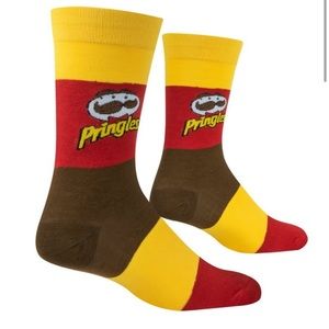 2/$16 mix and match) Pringle chip crew socks